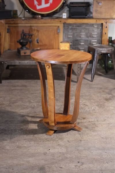 petit gueridon art deco 1930 en chene